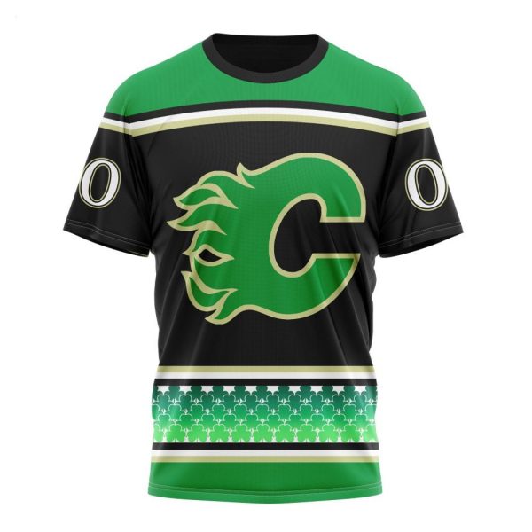 Personalized NHL Calgary Flames Specialized Unisex Kits Hockey Celebrate St Patrick’s Day Hoodie