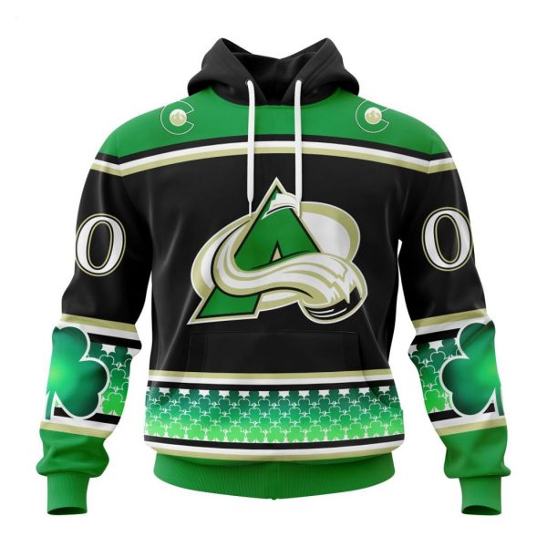 Personalized NHL Colorado Avalanche Specialized Unisex Kits Hockey Celebrate St Patrick’s Day Hoodie