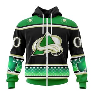 Personalized NHL Colorado Avalanche Specialized Unisex Kits Hockey Celebrate St Patrick’s Day Hoodie