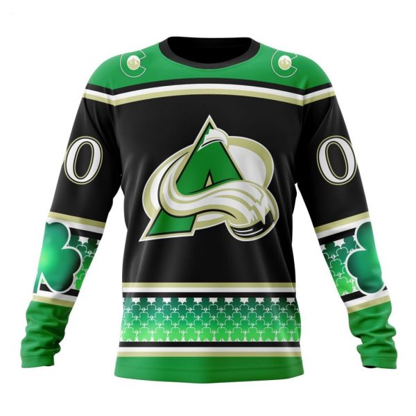 Personalized NHL Colorado Avalanche Specialized Unisex Kits Hockey Celebrate St Patrick’s Day Hoodie