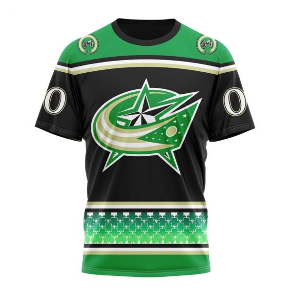 Personalized NHL Columbus Blue Jackets Specialized Unisex Kits Hockey Celebrate St Patrick’s Day Hoodie