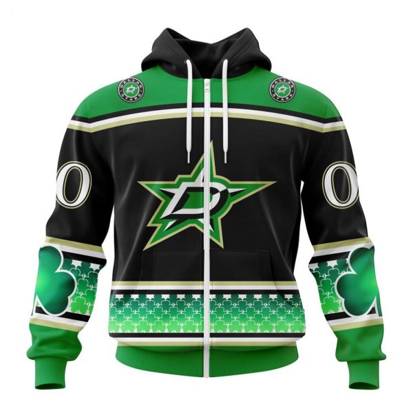 Personalized NHL Dallas Stars Specialized Unisex Kits Hockey Celebrate St Patrick’s Day Hoodie