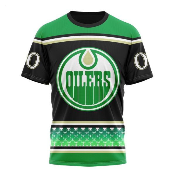 Personalized NHL Edmonton Oilers Specialized Unisex Kits Hockey Celebrate St Patrick’s Day Hoodie