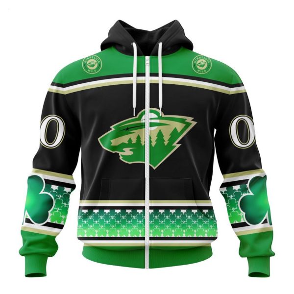 Personalized NHL Minnesota Wild Specialized Hockey Celebrate St Patrick’s Day Hoodie