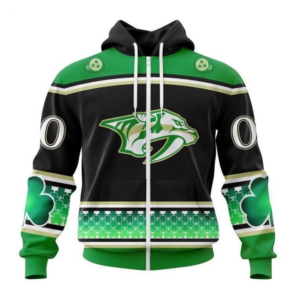 Personalized NHL Nashville Predators Specialized Hockey Celebrate St Patrick’s Day Hoodie