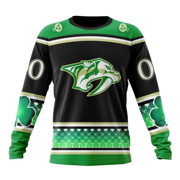 Personalized NHL Nashville Predators Specialized Hockey Celebrate St Patrick’s Day Hoodie