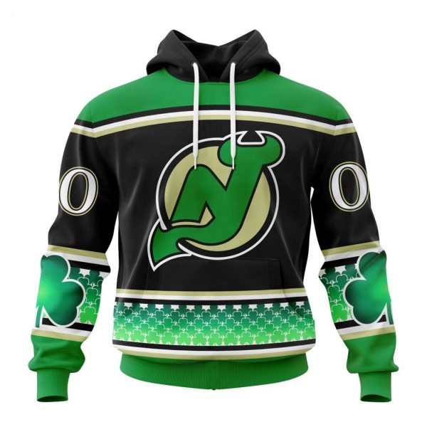 Personalized NHL New Jersey Devils Specialized Hockey Celebrate St Patrick’s Day Hoodie