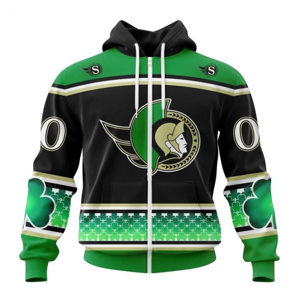 Personalized NHL Ottawa Senators Specialized Hockey Celebrate St Patrick’s Day Hoodie