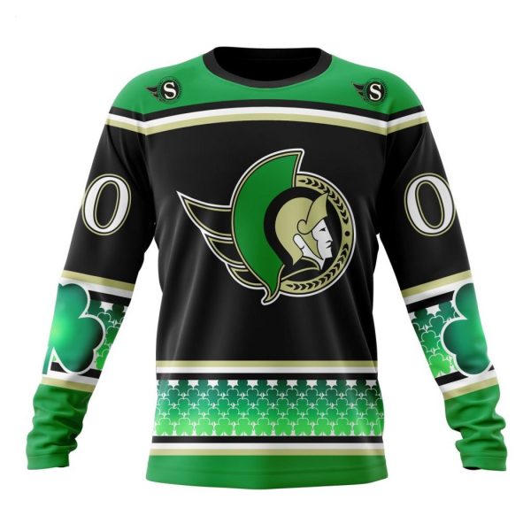 Personalized NHL Ottawa Senators Specialized Hockey Celebrate St Patrick’s Day Hoodie