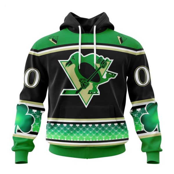 Personalized NHL Pittsburgh Penguins Specialized Hockey Celebrate St Patrick’s Day Hoodie