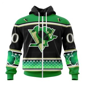 Personalized NHL Pittsburgh Penguins Specialized Hockey Celebrate St Patrick’s Day Hoodie