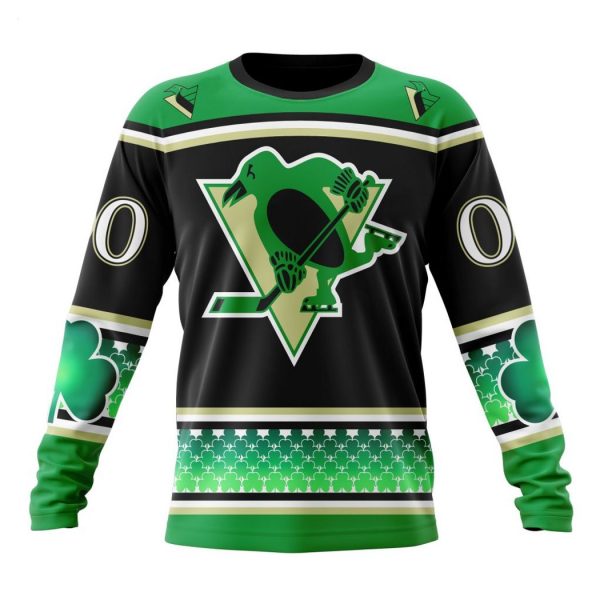 Personalized NHL Pittsburgh Penguins Specialized Hockey Celebrate St Patrick’s Day Hoodie