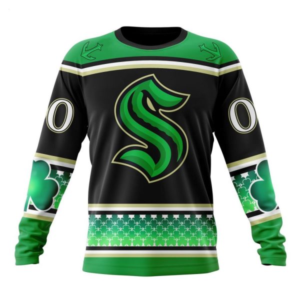 Personalized NHL Seattle Kraken Specialized Hockey Celebrate St Patrick’s Day Hoodie