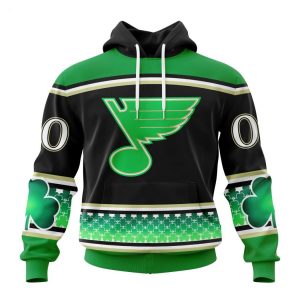 Personalized NHL St. Louis Blues Specialized Hockey Celebrate St Patrick’s Day Hoodie