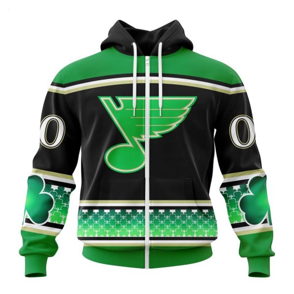 Personalized NHL St. Louis Blues Specialized Hockey Celebrate St Patrick’s Day Hoodie