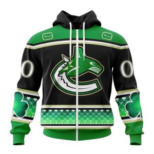 Personalized NHL Vancouver Canucks Specialized Hockey Celebrate St Patrick’s Day Hoodie