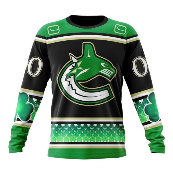 Personalized NHL Vancouver Canucks Specialized Hockey Celebrate St Patrick’s Day Hoodie