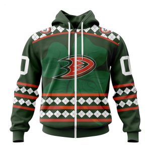 Personalized NHL Anaheim Ducks Specialized Unisex Kits Hockey Celebrate St Patrick’s Day Hoodie