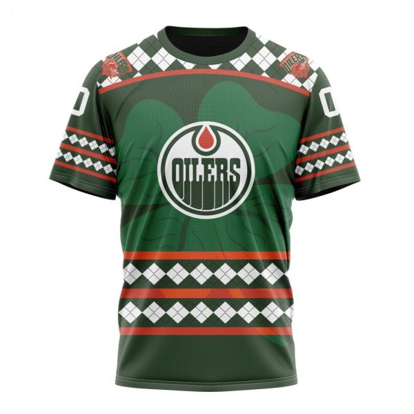 Personalized NHL Edmonton Oilers Specialized Unisex Kits Hockey Celebrate St Patrick’s Day Hoodie