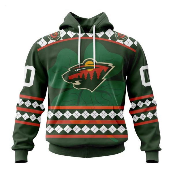 Personalized NHL Minnesota Wild Specialized Unisex Kits Hockey Celebrate St Patrick’s Day Hoodie