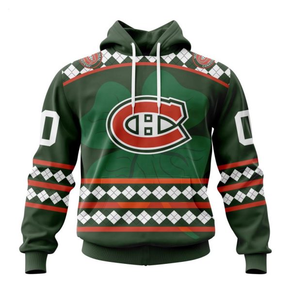 Personalized NHL Montreal Canadiens Specialized Unisex Kits Hockey Celebrate St Patrick’s Day Hoodie