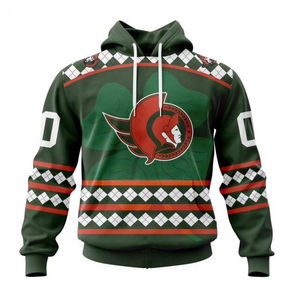 Personalized NHL Ottawa Senators Specialized Unisex Kits Hockey Celebrate St Patrick’s Day Hoodie