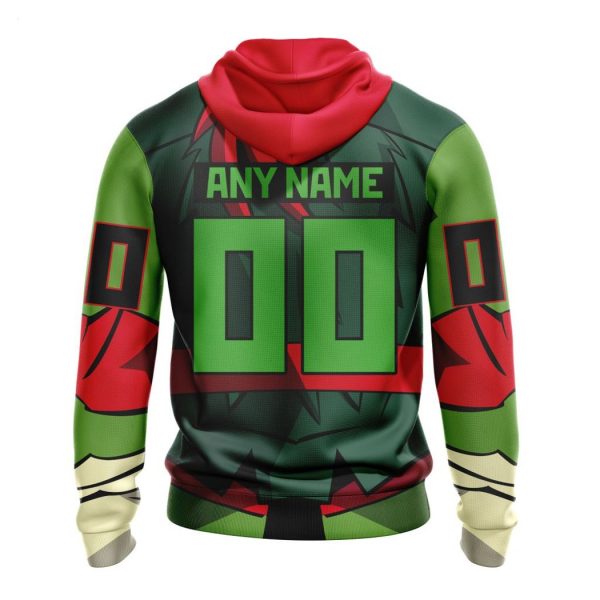 Personalized NHL Boston Bruins Special Teenage Mutant Ninja Turtles Design Hoodie