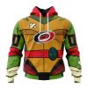 Personalized NHL Calgary Flames Special Teenage Mutant Ninja Turtles Design Hoodie