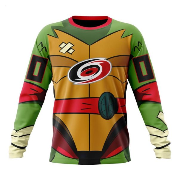 Personalized NHL Carolina Hurricanes Special Teenage Mutant Ninja Turtles Design Hoodie