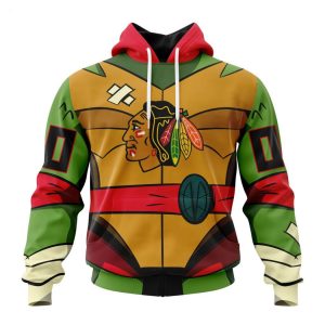 NHL Chicago BlackHawks Specialized Design Jersey With Your Ribs For Halloween Hoodie