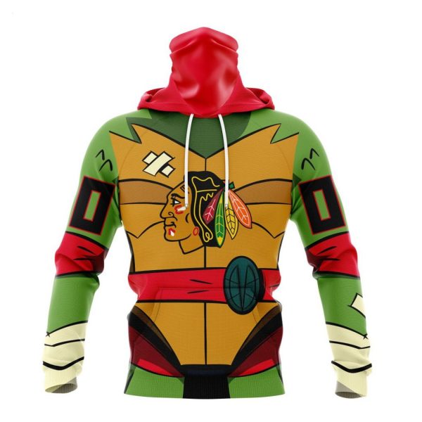 Personalized NHL Chicago Blackhawks Special Teenage Mutant Ninja Turtles Design Hoodie