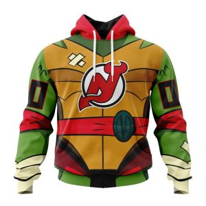 Personalized NHL New Jersey Devils Special Teenage Mutant Ninja Turtles Design Hoodie