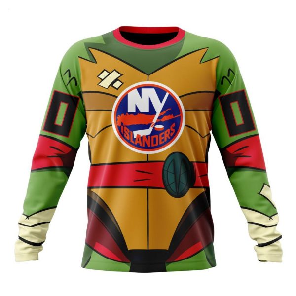 Personalized NHL New York Islanders Special Teenage Mutant Ninja Turtles Design Hoodie