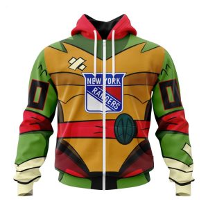 Personalized NHL New York Rangers Special Teenage Mutant Ninja Turtles Design Hoodie
