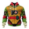 Personalized NHL Pittsburgh Penguins Special Teenage Mutant Ninja Turtles Design Hoodie