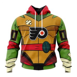 Personalized NHL Philadelphia Flyers Special Teenage Mutant Ninja Turtles Design Hoodie