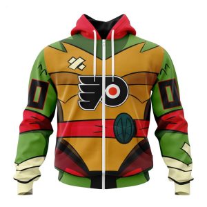 Personalized NHL Philadelphia Flyers Special Teenage Mutant Ninja Turtles Design Hoodie