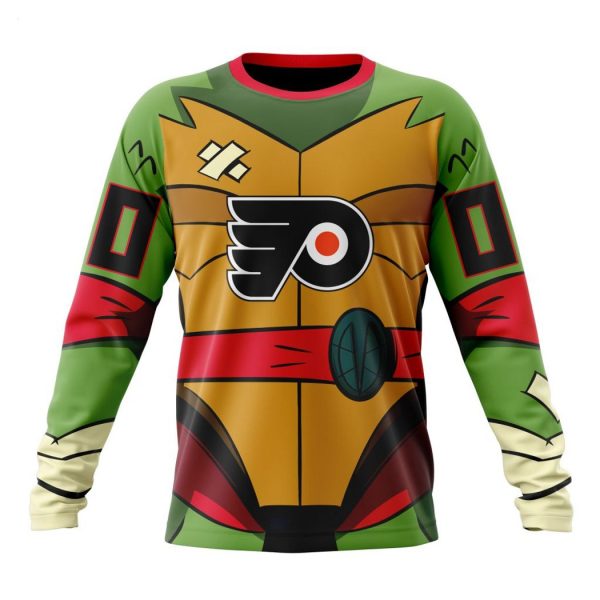 Personalized NHL Philadelphia Flyers Special Teenage Mutant Ninja Turtles Design Hoodie