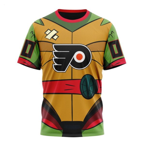 Personalized NHL Philadelphia Flyers Special Teenage Mutant Ninja Turtles Design Hoodie