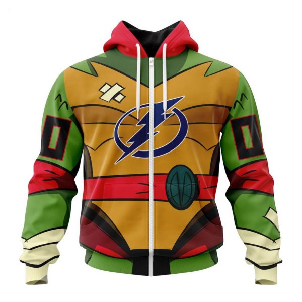 Personalized NHL Tampa Bay Lightning Special Teenage Mutant Ninja Turtles Design Hoodie