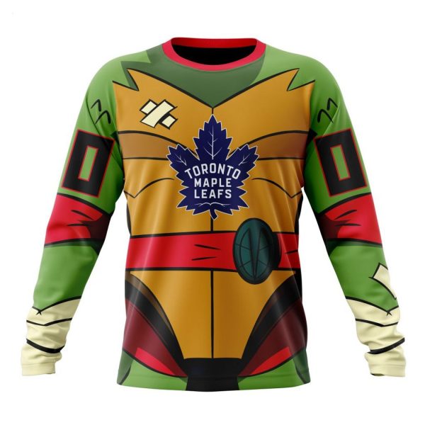 Personalized NHL Toronto Maple Leafs Special Teenage Mutant Ninja Turtles Design Hoodie