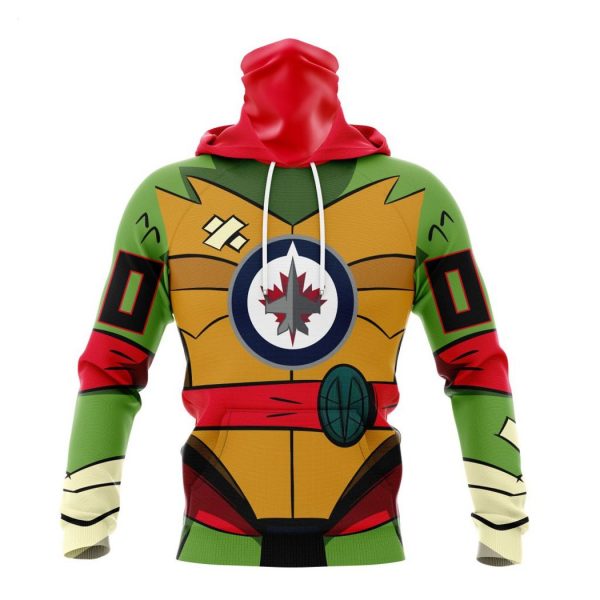 Personalized NHL Winnipeg Jets Special Teenage Mutant Ninja Turtles Design Hoodie