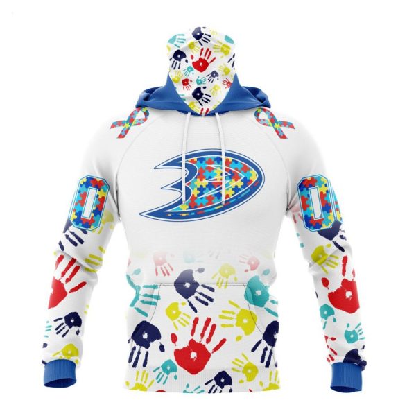 Personalized NHL Anaheim Ducks Special Autism Awareness Design Hoodie