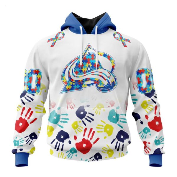 Personalized NHL Colorado Avalanche Special Autism Awareness Design Hoodie