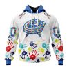 Personalized NHL Colorado Avalanche Special Autism Awareness Design Hoodie