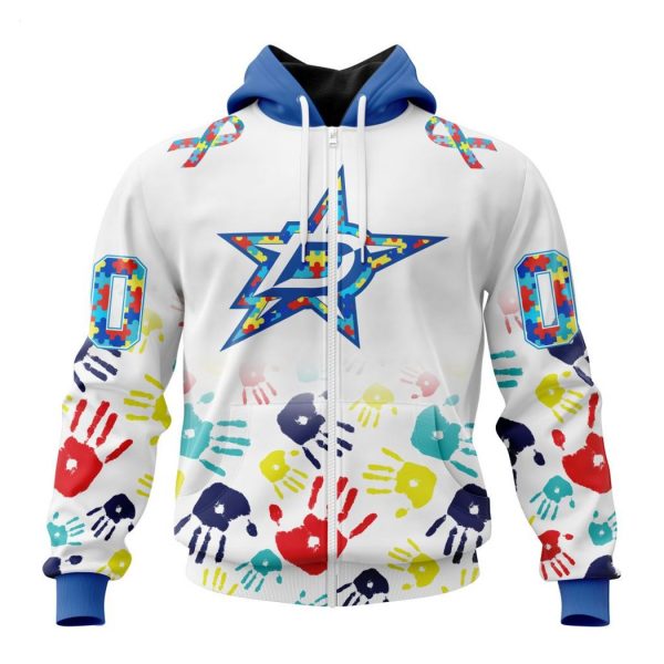 Personalized NHL Dallas Stars Special Autism Awareness Design Hoodie