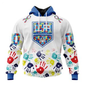 Personalized NHL Los Angeles Kings Special Autism Awareness Design Hoodie
