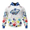 Personalized NHL Los Angeles Kings Special Autism Awareness Design Hoodie