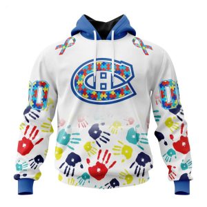 Personalized NHL Montreal Canadiens Special Autism Awareness Design Hoodie