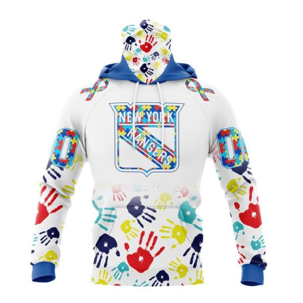 Personalized NHL New York Rangers Special Autism Awareness Design Hoodie